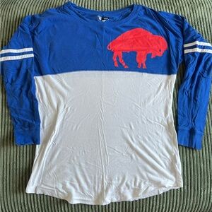NFL Long Sleeve Shirt - Blue, White, and Red